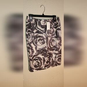 Banana Republic Floral Pencil Skirt